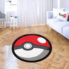 Pokemon Pokeball Shaped Rugs Custom Anime Room Decor Mat