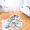 Dragon Ball Frieza Shaped Rug Custom Moon Clouds Anime Room Decor