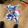 Pokemon Greninja Shaped Rug Custom Anime Mats Room Decor Quality Carpets