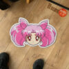 Sailor Chibi Moon Shaped Rug Custom Sailor Moon Anime Room Mats