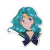 Sailor Neptune Shaped Rug Custom Anime Sailor Moon Room Decor Mat Quality Carpet