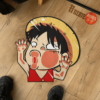 Monkey D. Luffy Shaped Rug Custom For Room Decor Quality Mats