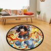 Dragon Ball Android 17 Skill Round Rug Custom Anime Room Mats