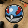 Pokemon Great Ball Shaped Rugs Custom For Room Mat Quality Carpet