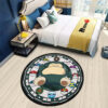 Pokemon Snorlax Round Rug Custom Anime Room Mats