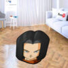 Dragon Ball Android 17 Shaped Rugs Custom Anime Room Mats