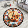 Pokemon Arcanine Round Rug Custom Anime Room Mats