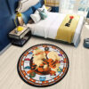 Pokemon Arcanine Round Rug Custom Anime Room Mats