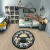 Pokemon Snorlax Round Rug Custom Anime Room Mats