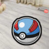 Pokemon Great Ball Shaped Rugs Custom For Room Mat Quality Carpet