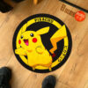 Pokemon Pikachu Shaped Rug Custom Anime Room Decor