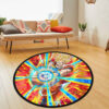 Dragon Ball Goku SSJ Skill Round Rug Custom Anime Room Mats