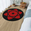 Sasuke Mangekyou Round Rug Custom Anime Room Mats