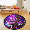 Dragon Ball Goku Black Rose Skill Round Rug Custom Anime Room Mats