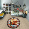 Pokemon Arcanine Round Rug Custom Anime Room Mats