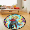 Dragon Ball Future Trunks Skill Round Rug Custom Anime Room Mats