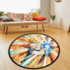 Dragon Ball Trunks Skill Round Rug Custom Anime Room Mats