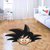 Dragon Ball Goten Shaped Rugs Custom Anime Room Mats