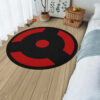 Izuna Mangekyou Round Rug Custom Anime Room Mats