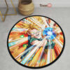 Dragon Ball Trunks Skill Round Rug Custom Anime Room Mats