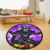 Black Frieza Round Rug Custom Super Super Heroes Anime Room Mats