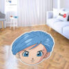 Dragon Ball Bulma Shaped Rugs Custom Anime Room Mats