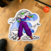 Dragon Ball Piccolo Shaped Rug Custom Moon Clouds Anime Room Decor