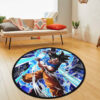 Dragon Ball Goku Skill Round Rug Custom Anime Room Mats