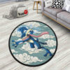 Pokemon Greninja Round Rug Custom Anime Room Mats