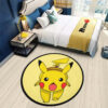 Pokemon Pikachu Round Rug Custom Anime Rug Floor Mats