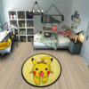 Pokemon Pikachu Round Rug Custom Anime Rug Floor Mats