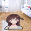 Chizuru Ichinose Shaped Rugs Custom Anime Room Mats