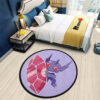 Pokemon Sableye Round Rug Custom Anime Rug Floor Mats