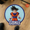 Dragon Ball Goku Shaped Rug Custom Anime Room Mats