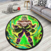 Dragon Ball Broly Skill Round Rug Custom Anime Room Mats