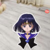 Sailor Saturn Shaped Rug Custom Anime Sailor Moon Room Decor Mat Quality Carpet