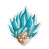 Dragon Ball Goku Blue Shaped Rugs Custom Anime Room Mats