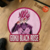 Dragon Ball Goku Black Rose Shaped Rug Custom Anime Room Mats