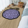 Devil Fruit Gomu Gomu Shaped Rug Custom Room Decor