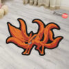 Kurama Shaped Rugs Custom Anime Room Mats