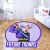 Dragon Ball Future Trunks Shaped Rug Custom Anime Room Mats