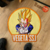 Dragon Ball Vegeta SSJ Shaped Rug Custom Anime Room Mats