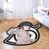 Hyuuga Hinata Shaped Rug Custom Anime Room Mats