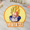 Dragon Ball Vegeta SSJ Shaped Rug Custom Anime Room Mats