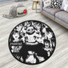 Inosuke Hashibira Manga Round Rug Custom Anime Room Mats