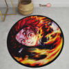 Tanjirou Kamado Round Rug Custom Anime Room Mats