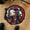 Nezuko Kamado Shaped Rug Custom Anime Room Mats