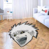 White Ichigo Shaped Rug Custom For Room Mats Decor Quality Carpet