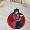 Giyuu Tomioka Shaped Rug Custom Anime Room Decor Mat Quality Carpet