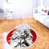 Dragon Ball Goku SSJ Shaped Rug Custom Anime Mats Room Decor Quality Carpets